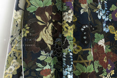 Japanese Fabric The Beauty of Japan Rayon - navy blue - 50cm