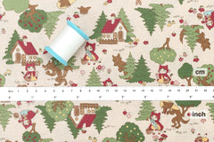 Japanese Fabric Little Red Riding Cat - 50cm