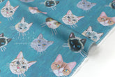 Japanese Fabric Colin Cat - B - 50cm