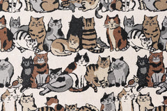 Japanese Fabric Cat Lineup - A - 50cm