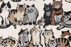 Japanese Fabric Cat Lineup - A - 50cm