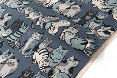 Japanese Fabric Cat Lineup - E - 50cm