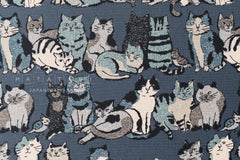 Japanese Fabric Cat Lineup - E - 50cm