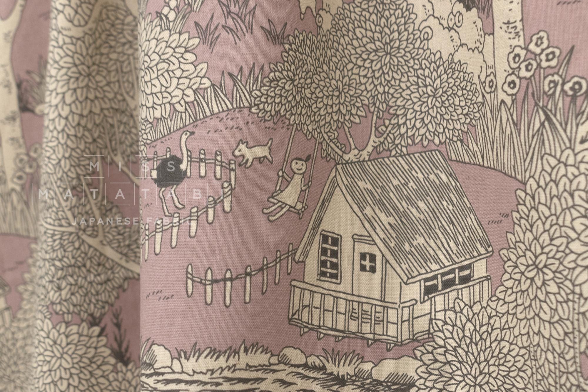 Japanese Fabric Forest - B - 50cm