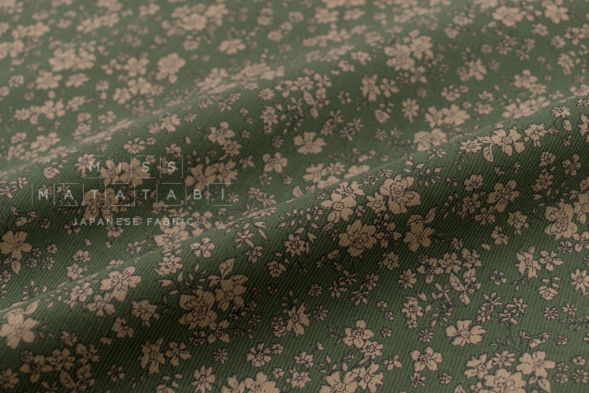 Japanese Fabric Corduroy Niwa - C - 50cm