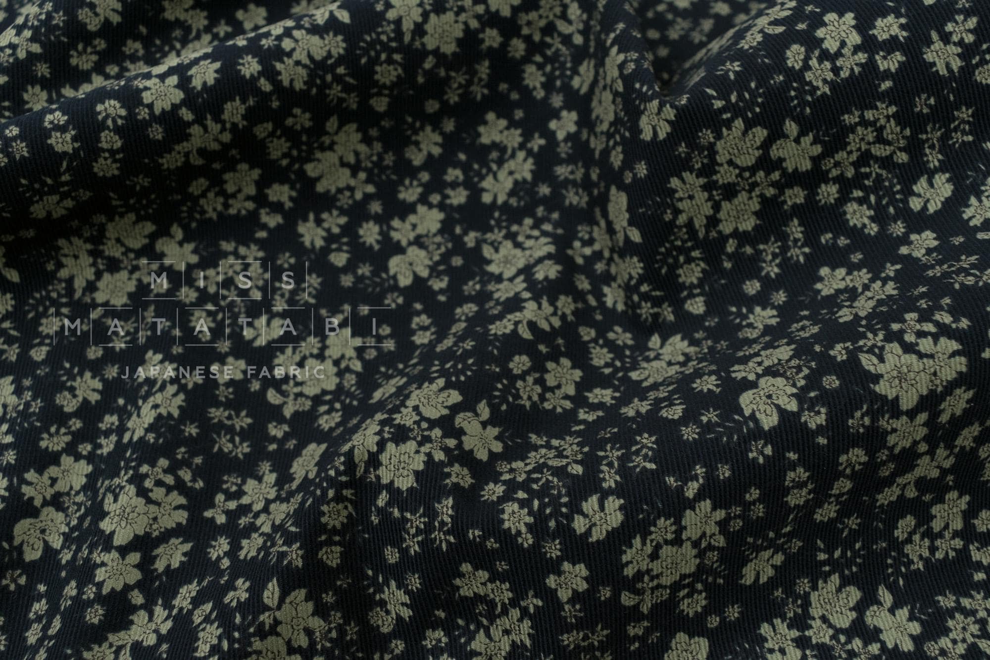 Japanese Fabric Corduroy Niwa - E - 50cm