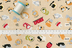 Japanese Fabric Oden Cats - H - 50cm