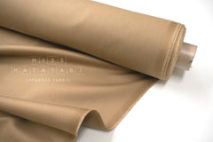DEADSTOCK Japanese Fabric Rayon Blend Twill - khaki - 50cm