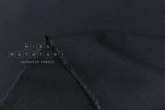 DEADSTOCK Japanese Fabric Rayon Blend Twill - dark navy blue - 50cm