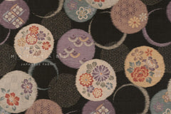 Japanese Fabric Moonlight - D black - 50cm