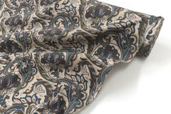 Japanese Fabric Corduroy Paisley - A - 50cm