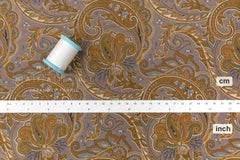 Japanese Fabric Corduroy Paisley - B - 50cm