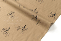 DEADSTOCK Japanese Fabric Dressage Linen Blend - C - 50cm