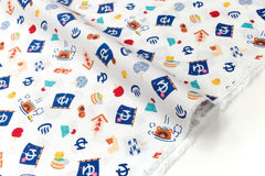 Japanese Fabric Onsen Hot Spring Bears - A - 50cm