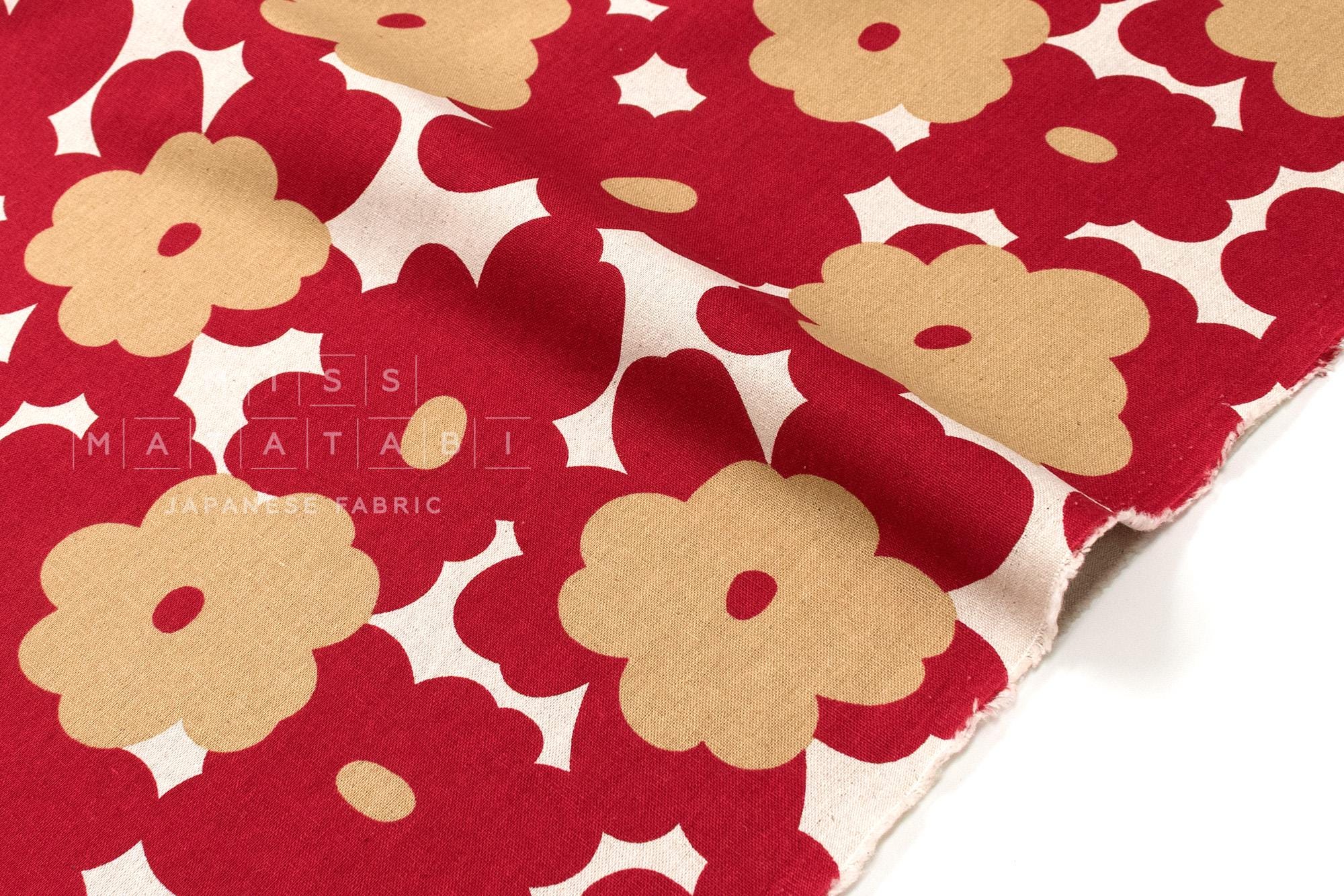Japanese Fabric Marmalade Flowers - B - 50cm