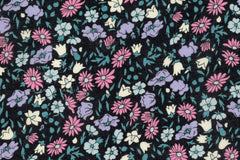 DEADSTOCK Japanese Fabric Faith - D black - 50cm