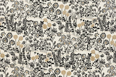 Japanese Fabric Corduroy Zasso Hana - A - 50cm