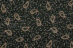 Japanese Fabric Ripple Corduroy Ditsy - black, green - 50cm