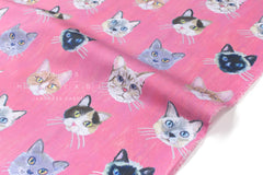 Japanese Fabric Colin Cat - A - 50cm