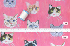 Japanese Fabric Colin Cat - A - 50cm