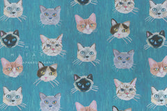 Japanese Fabric Colin Cat - B - 50cm