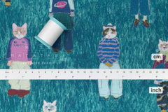 Japanese Fabric Neco Cat - E - 50cm