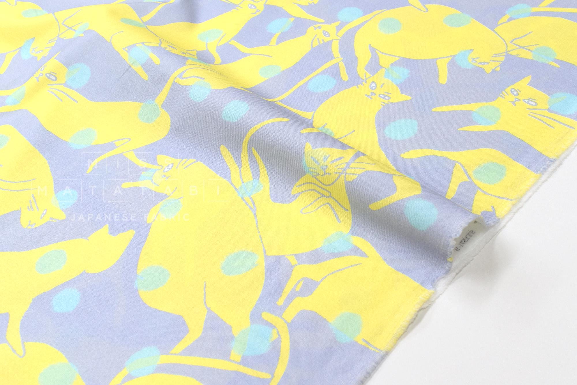 Japanese Fabric Nigel Cat - B - 50cm