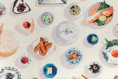 Japanese Fabric Japanese Food - A - 50cm