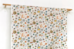 Japanese Fabric Japanese Food - A - 50cm