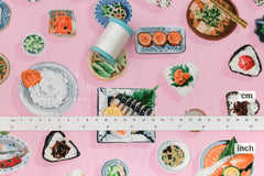Japanese Fabric Japanese Food - B - 50cm
