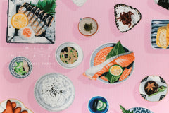 Japanese Fabric Japanese Food - B - 50cm