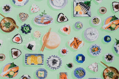 Japanese Fabric Japanese Food - C - 50cm