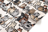 Japanese Fabric Cat Lineup - A - 50cm