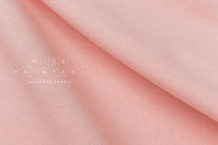 Shokunin Collection Hand-printed Japanese Fabric Solids - pink - 50cm