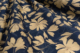DEADSTOCK Japanese Fabric Windy Floral - blue - 50cm