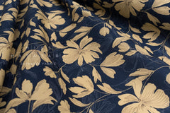 DEADSTOCK Japanese Fabric Windy Floral - blue - 50cm