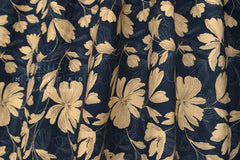 DEADSTOCK Japanese Fabric Windy Floral - blue - 50cm