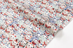Japanese Fabric Maneki Neko Lucky Cat - 50cm