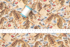 Japanese Fabric Tora Tora Tiger - 50cm