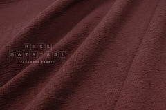 DEADSTOCK Japanese Fabric Shokunin Collection Azumadaki 101 - wine - 50cm