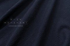 DEADSTOCK Japanese Fabric Shokunin Collection Azumadaki 101 - navy blue - 50cm