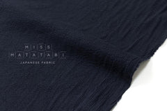 DEADSTOCK Japanese Fabric Shokunin Collection Azumadaki 101 - navy blue - 50cm