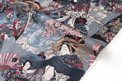 Japanese Fabric Oiran - B - 50cm