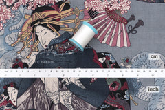 Japanese Fabric Oiran - B - 50cm