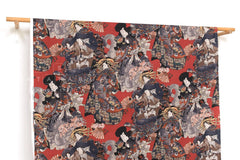 Japanese Fabric Oiran - D - 50cm