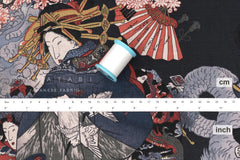 Japanese Fabric Oiran - E - 50cm
