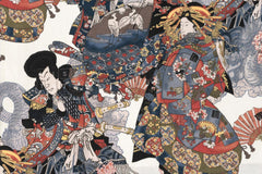 Japanese Fabric Oiran - A - 50cm