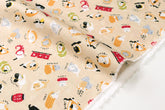 Japanese Fabric Oden Cats - H - 50cm
