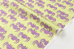 DEADSTOCK Japanese Fabric Sevenberry Crabs - 50cm