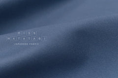 DEADSTOCK Japanese Fabric Rayon Blend Twill - blue - 50cm